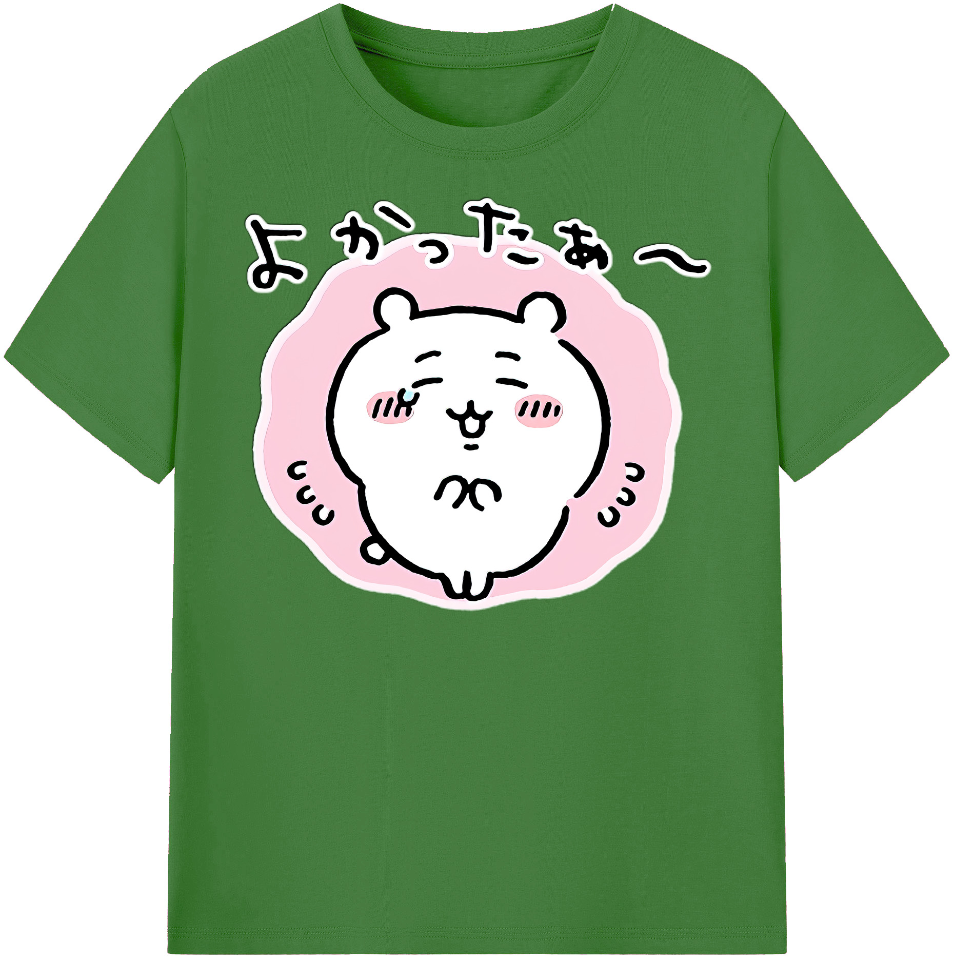 （画像用） ちいかわ ちいかわ Chii-kawa chiikawa レディースカジュアルプリントTシャツ（綿100％）